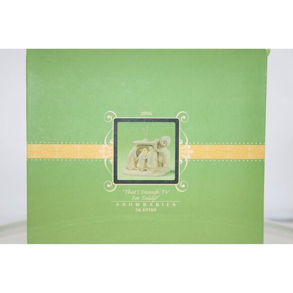 Dept 56 Snowbabies - That's Enough TV for Today - Picture 3 of 4